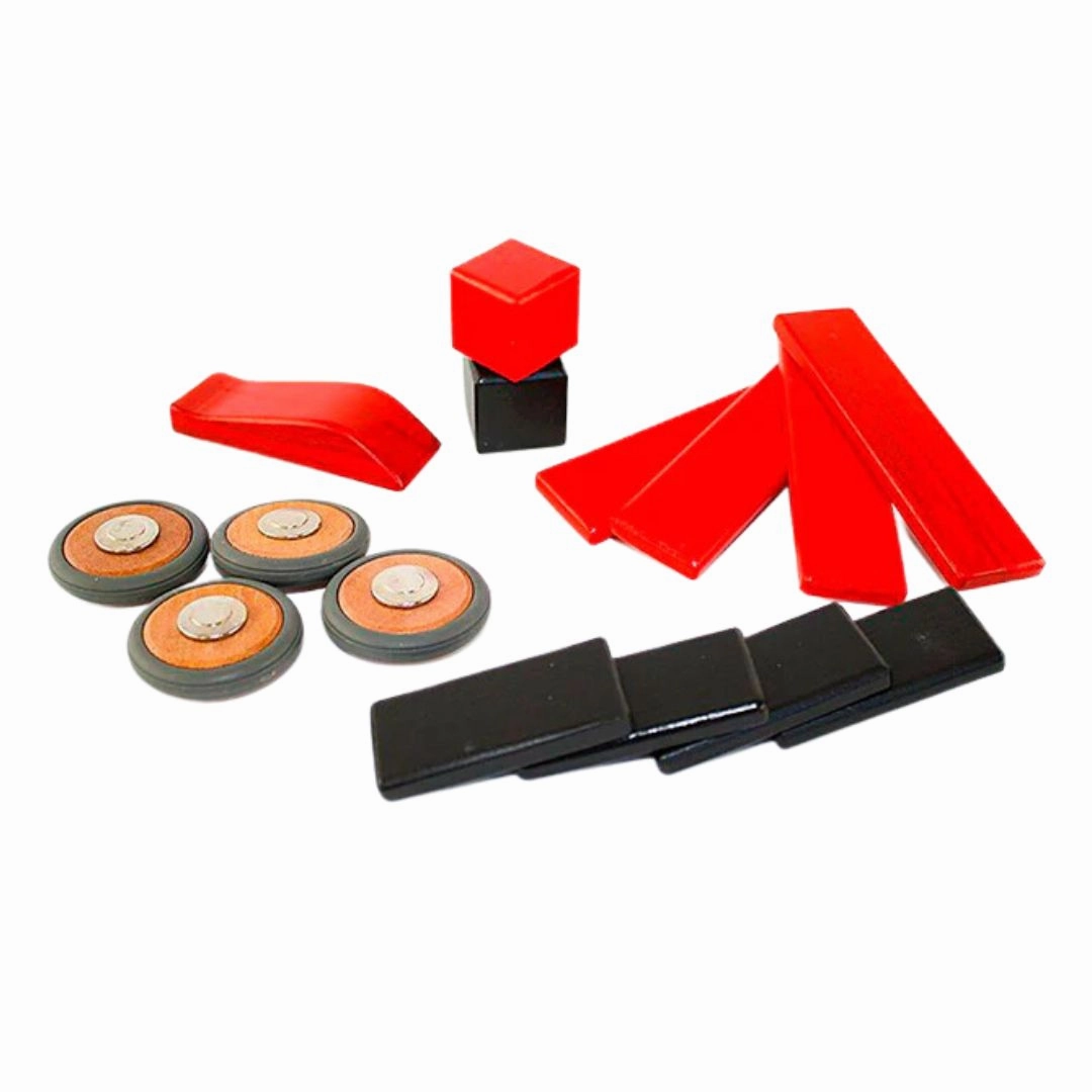 Nurturing minds Mini makers Magnetic Wheels - Set Of 4