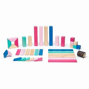 Kid-focused experiences Magnetic Wooden Blocks - 42 Piece Set Blossom