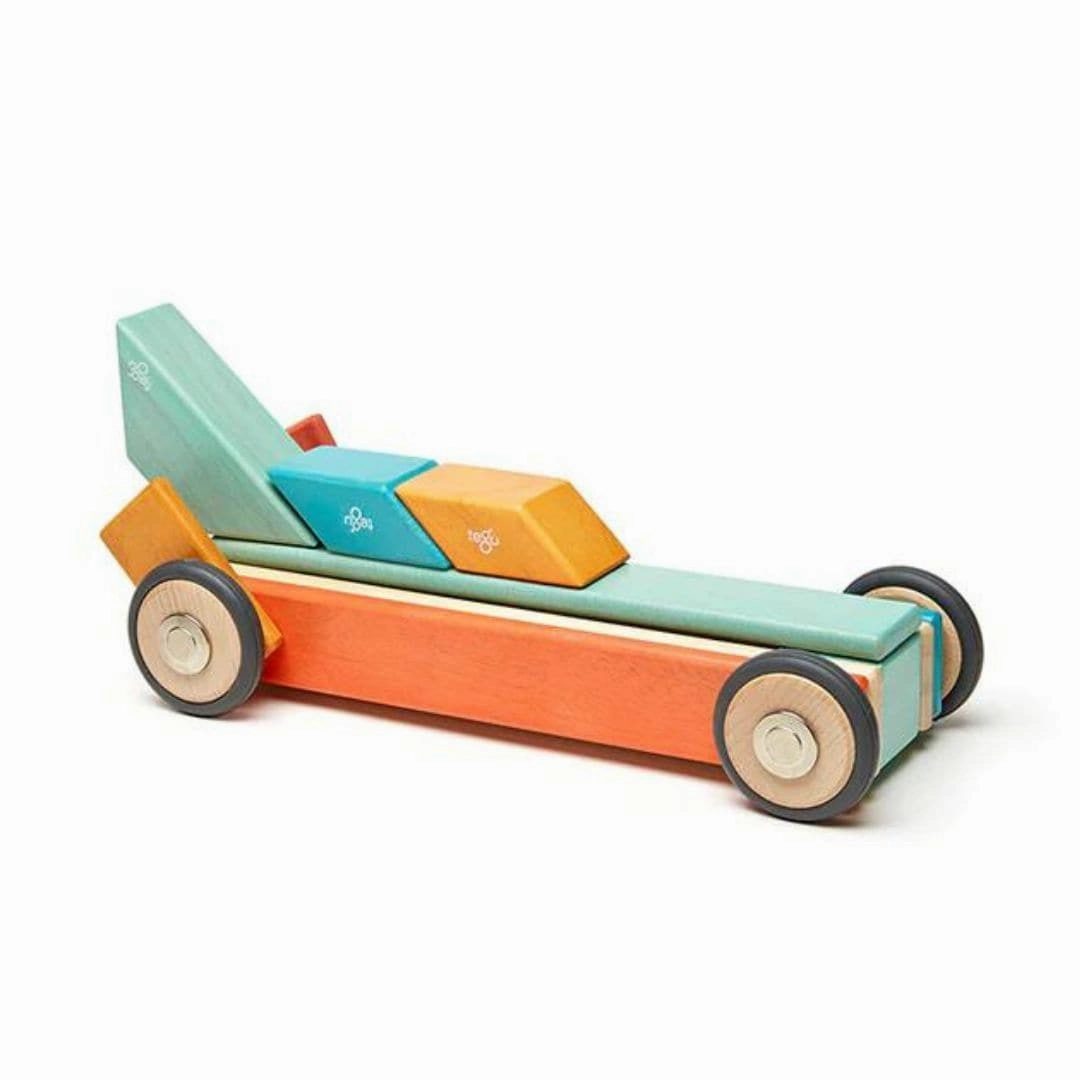 Holistic Magnetic Wooden Blocks - 42 Piece Set Sunset