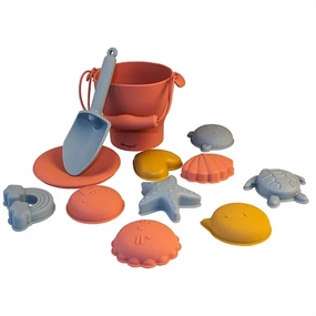 Creative kids Magni Beach Set Silicone Terra-Cotta