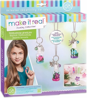 Playroom adventures begin here Make It Real 1305 - Diy Terrarium Jewellery Pendant Making Kit