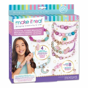 Active learners Learning through play Make It Real 1322 - Celestial Stones Diy Bracelets Kit