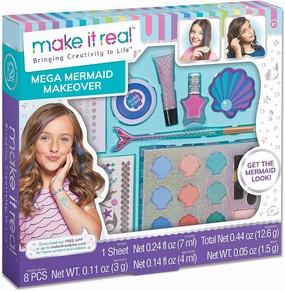 Happy hands Make It Real 2460 Mega Mermaid Makeover Makeup Set