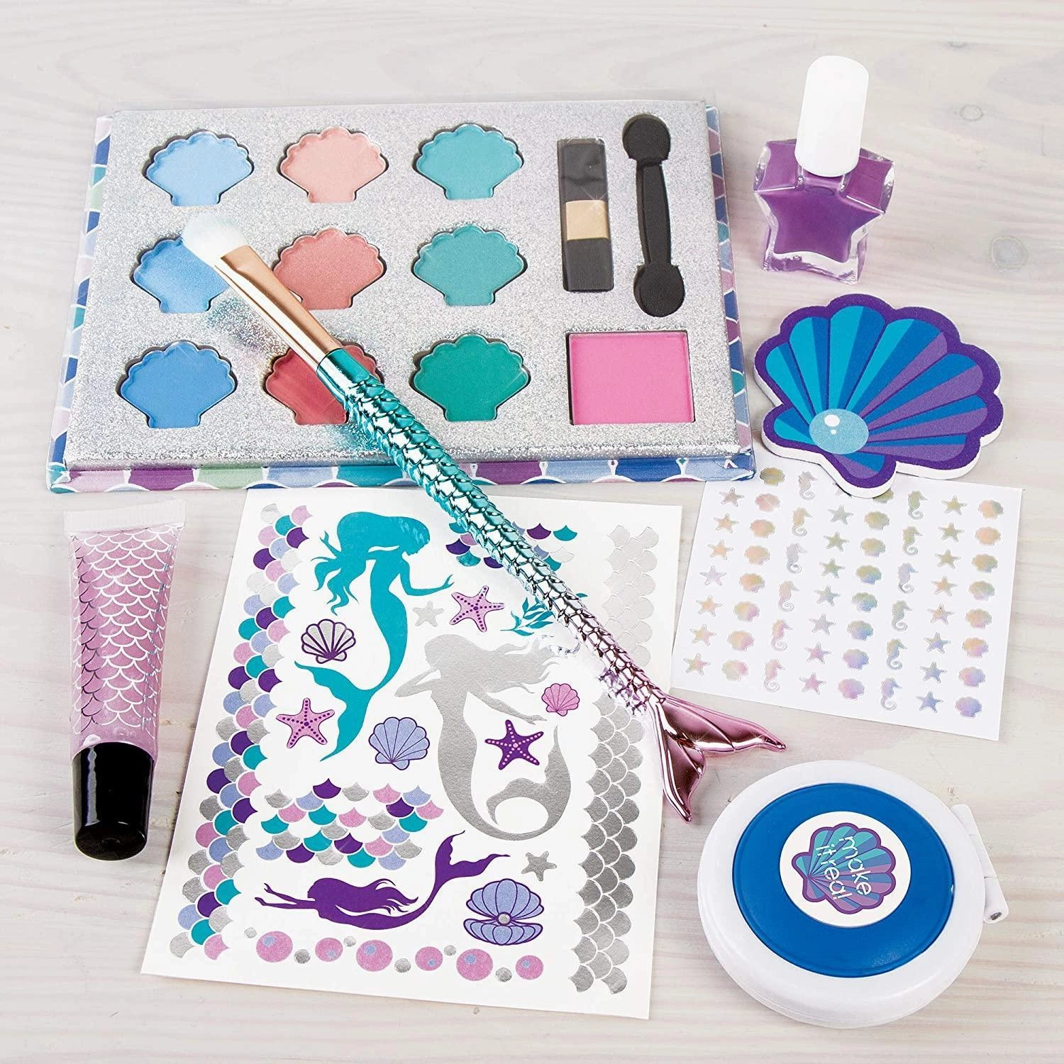 Make It Real 2460 Mega Mermaid Makeover Makeup Set Learning fun Play & learn