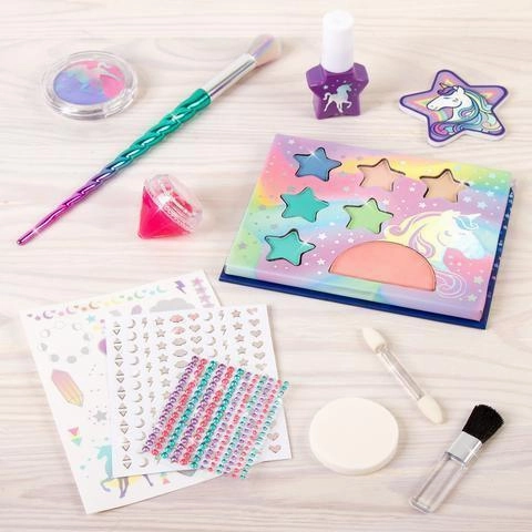 Nurturing minds Learning fun Make It Real 2461- Deluxe Unicorn Makeover - Kids Makeup Set
