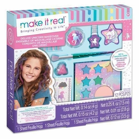 Make It Real 2461- Deluxe Unicorn Makeover - Kids Makeup Set Curious minds Creative minds