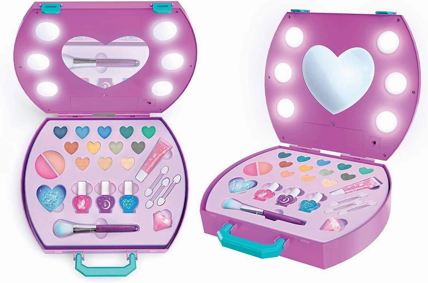 Make It Real 2508 Light-Up Cosmetic Studio Case Playful learning