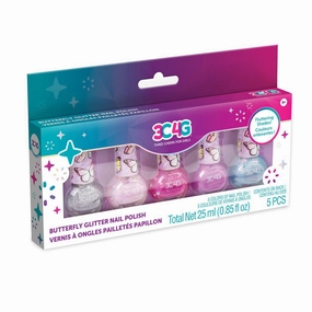 Little creators Make It Real 3C4G Butterfly Nail Polish Set 5Pk