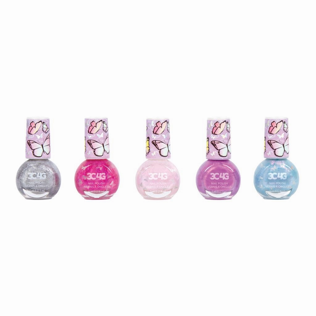 Make It Real 3C4G Butterfly Nail Polish Set 5Pk Moments of imagination First explorers