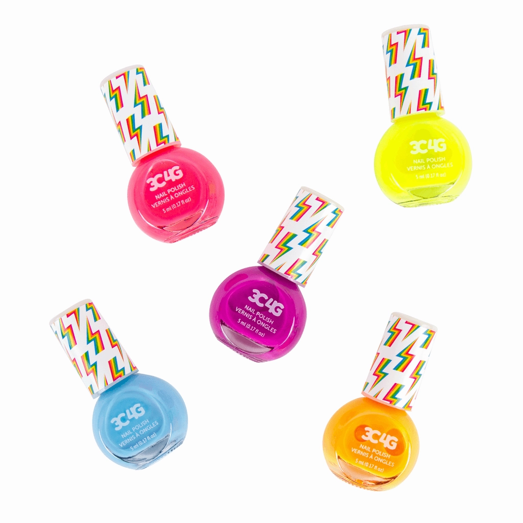 Make It Real 3C4G Neon Nail Polish 5Pk Little adventures Quiet play for growing minds