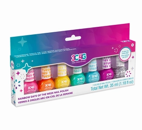 Make It Real 3C4G Rainbow Days Of The Week Kids Nail Polish Curiosity starters