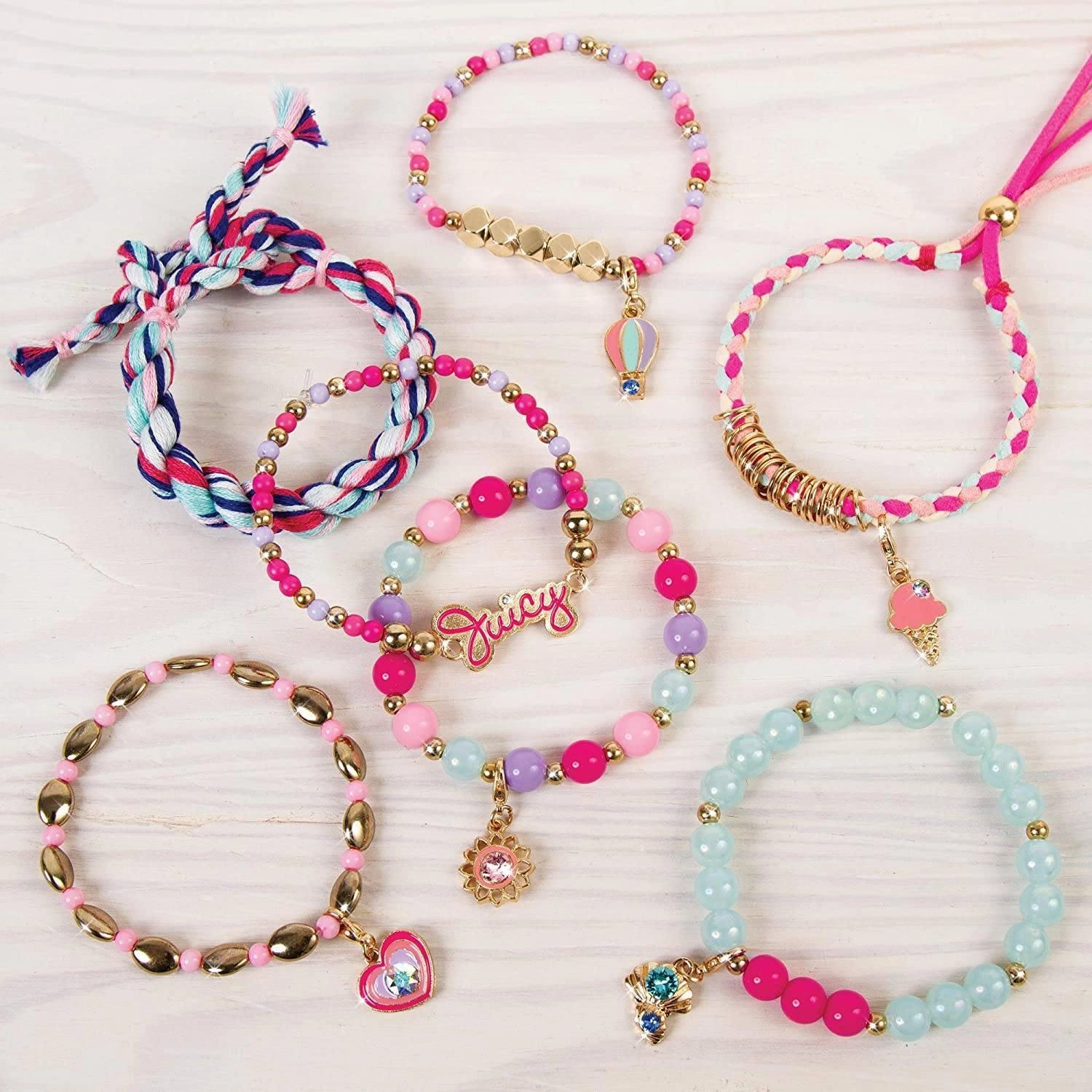Imaginative play Make It Real 4409 - Juicy Couture Jewellery Crystal Sunshine Bracelets