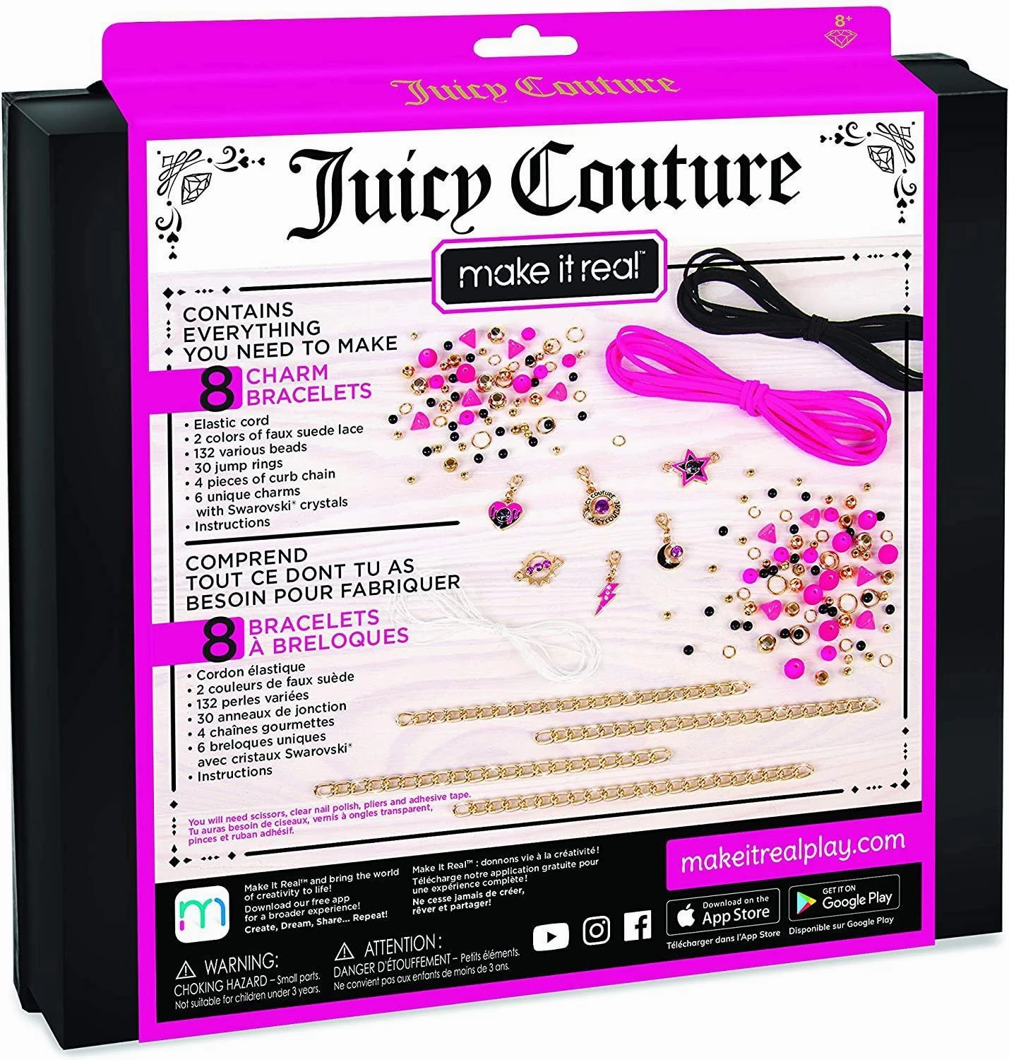Curiosity starters Sensory fun for little hands Make It Real 4410 - Juicy Couture Jewellery Crystal Starlight Swarovski Bracelets
