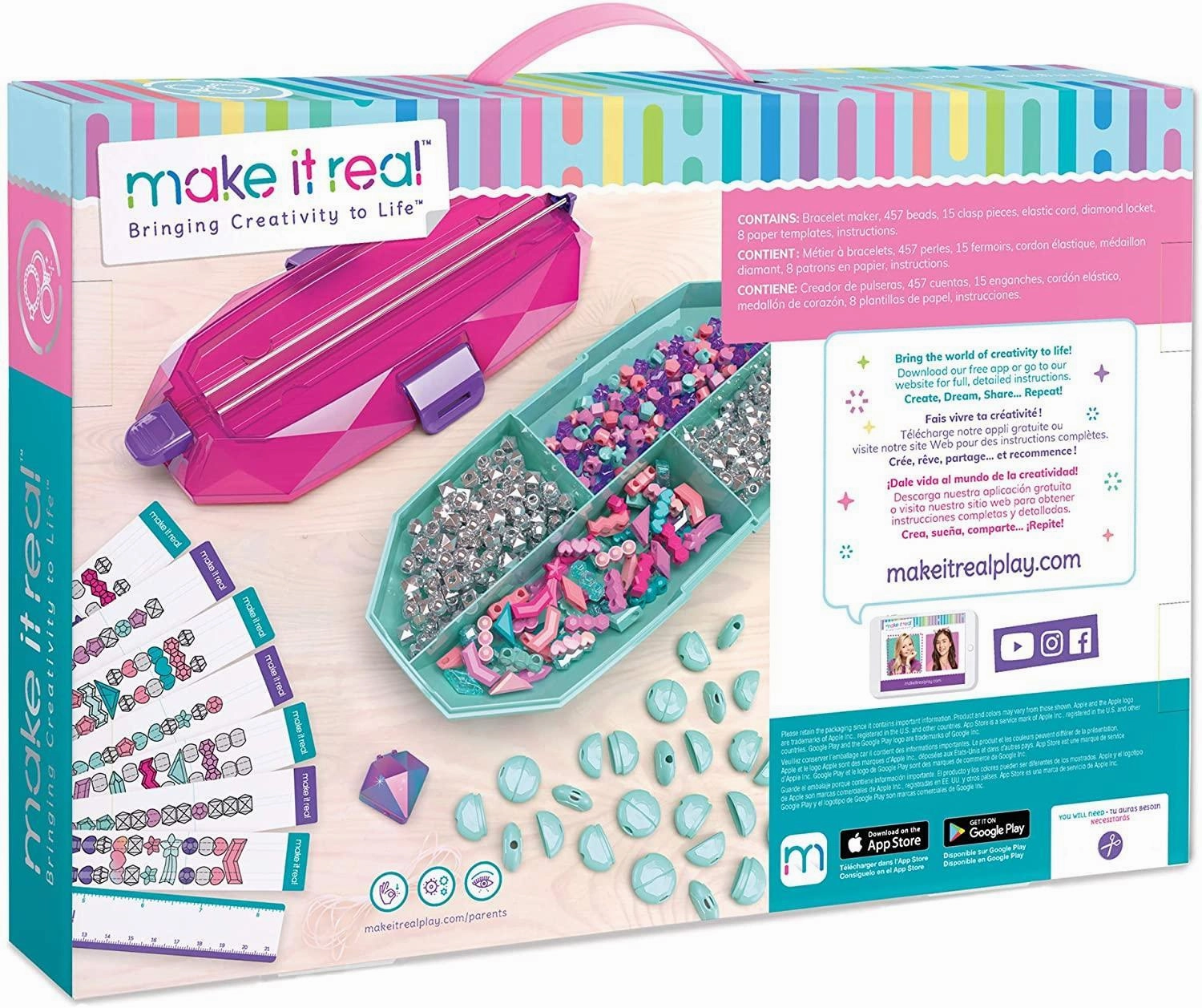 Make It Real - Gem Links Jewellery Bracelet Maker Growing minds