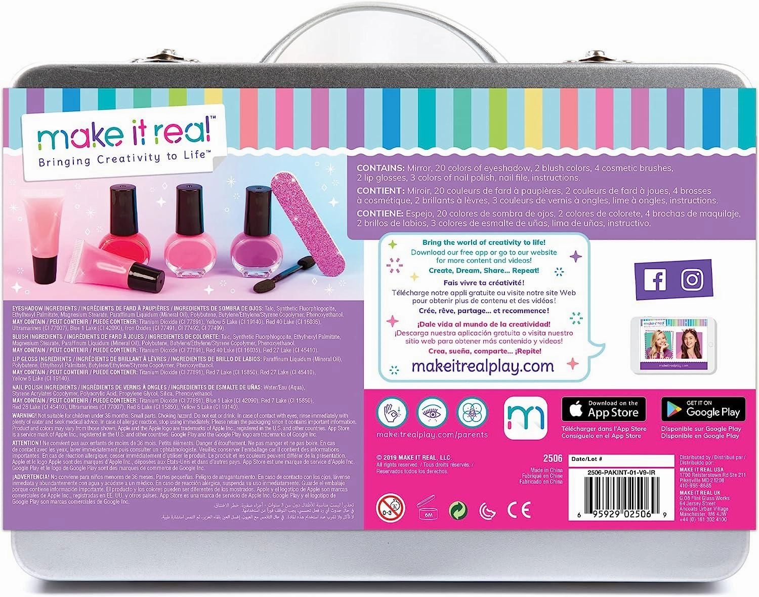 Growing minds Curiosity starters Make It Real All-In-One Glam Makeup Set