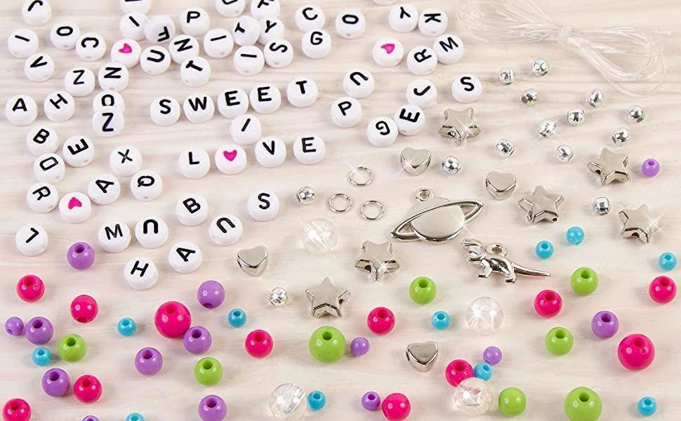 Make It Real Block 'N Rock Jewellery Charm Bracelets Making Kit Growing minds