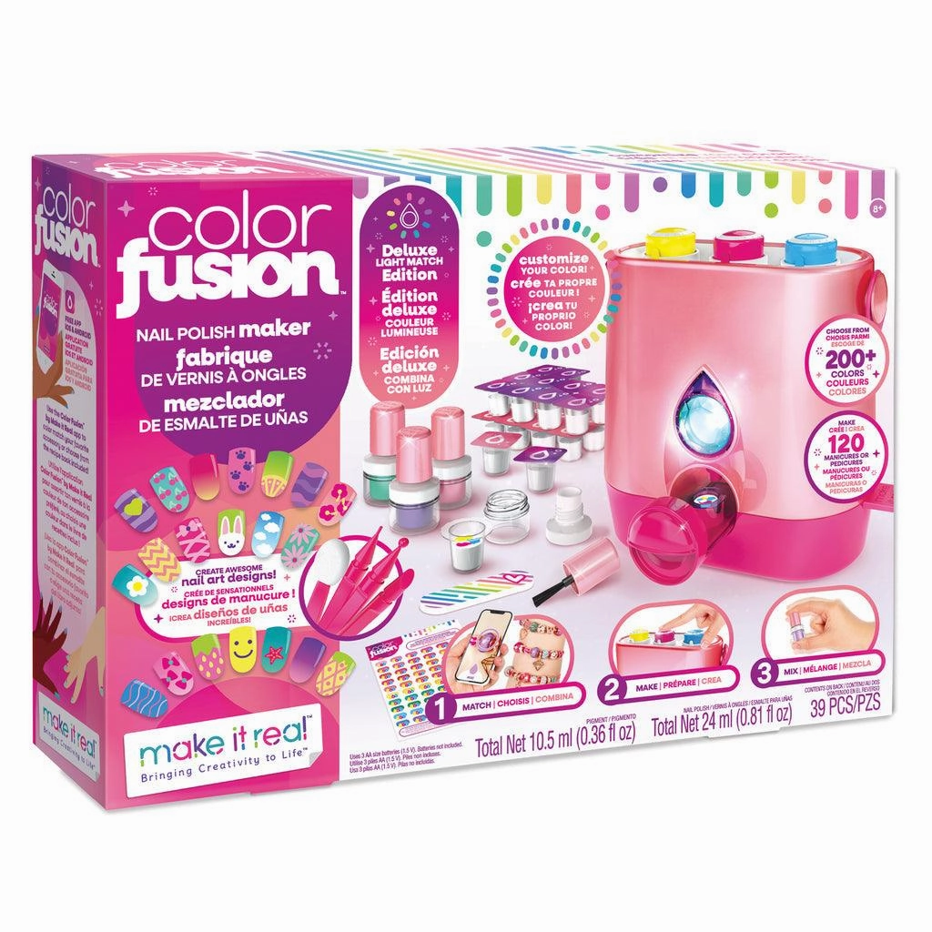 Inspiring creativity Exploration gear Make It Real Color Fusion Nail Polish Maker - Deluxe Pack