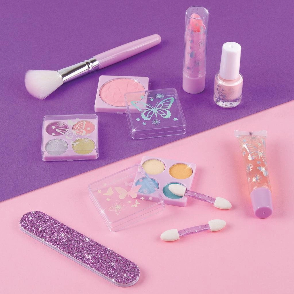 Creative time for curious minds Make It Real Deluxe Light-Up Vanity & Cosmetic Set