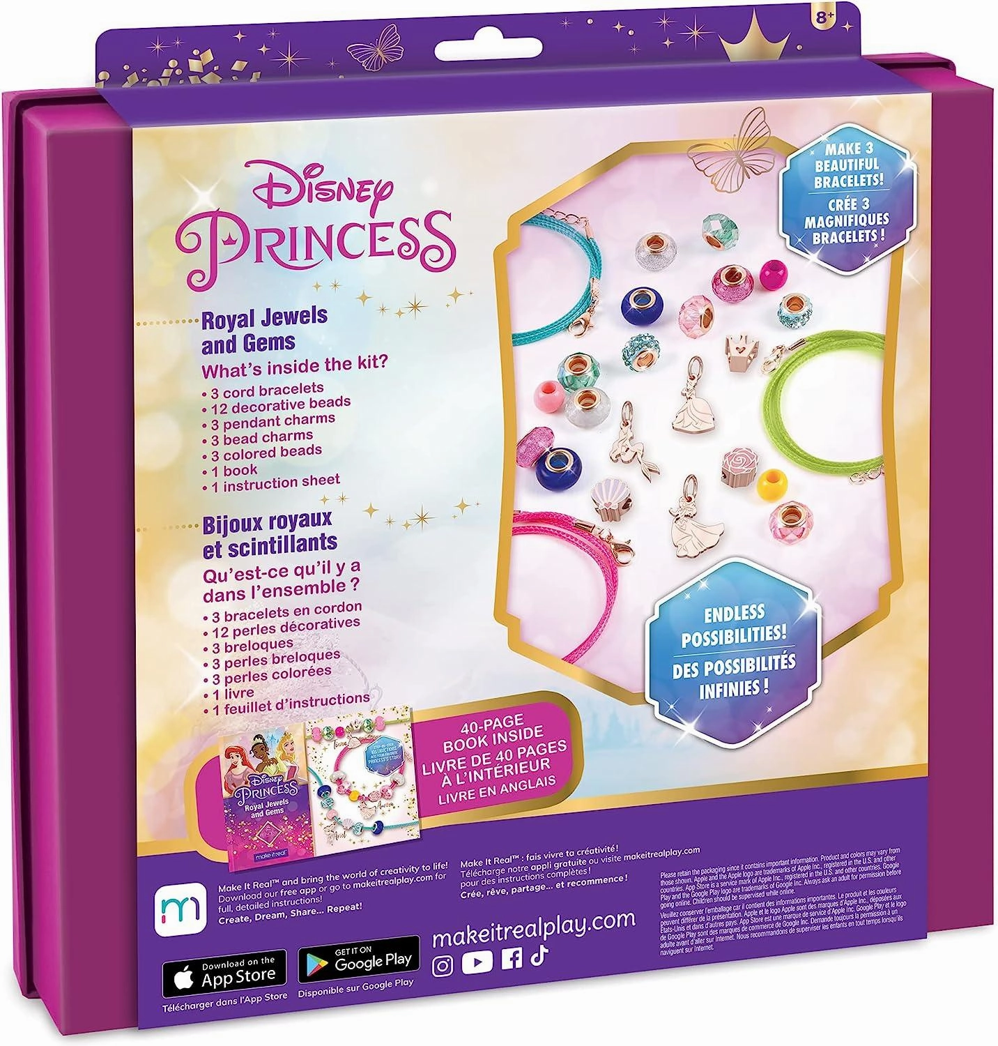 Make It Real Disney Ultimate Princess Jewels And Gems Little hands Mindful play