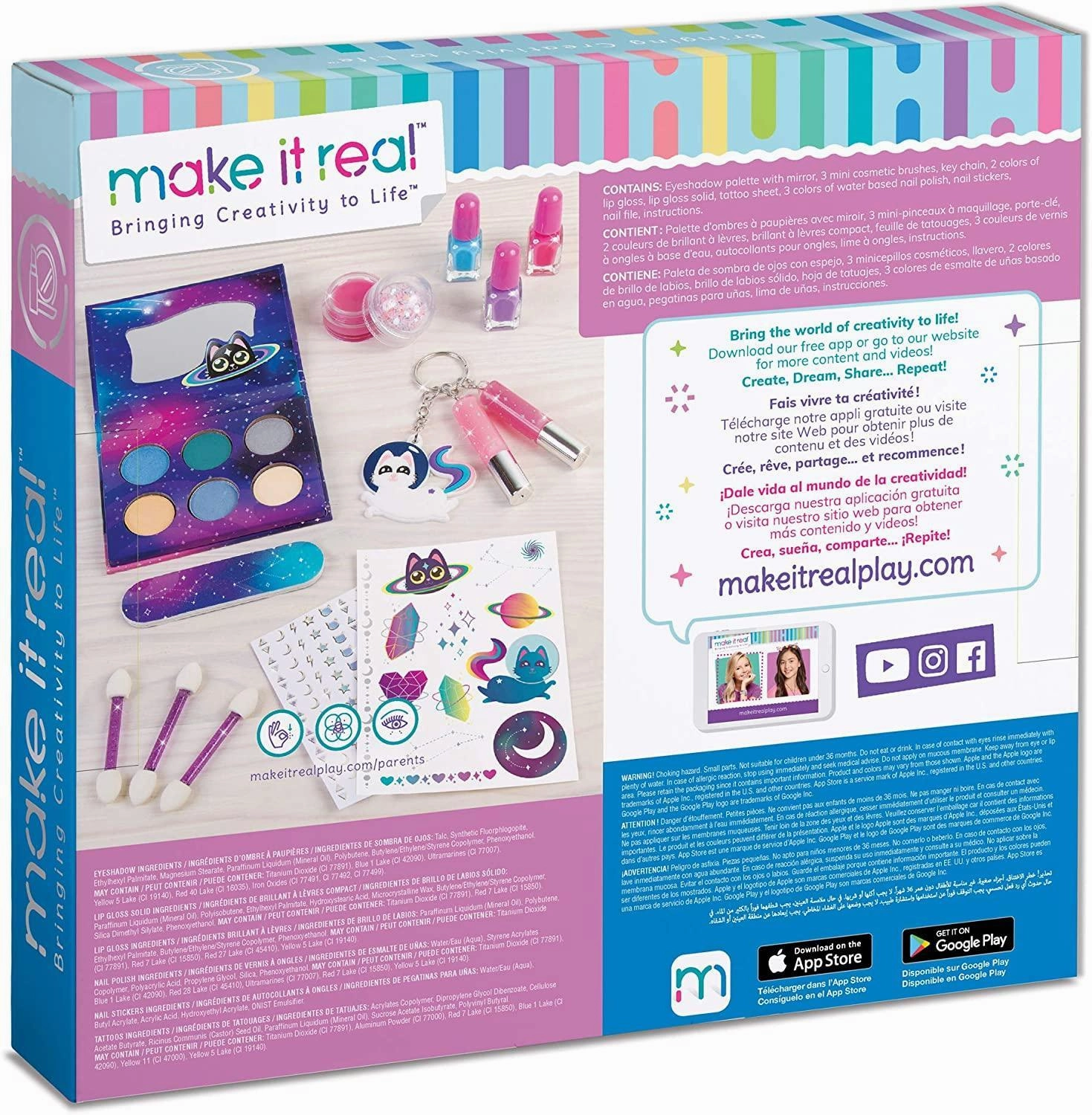 Inspiring creativity Make It Real Girl-On-The-Go Cosmetic Set