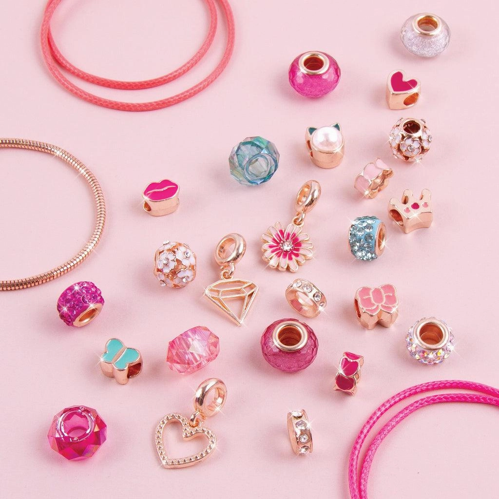 Make It Real Halo Charms Jewellery Bracelets Think Pink Mini makers Kids essentials