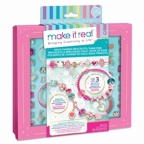 Make It Real Halo Charms Jewellery Bracelets Think Pink Enrichment activities
