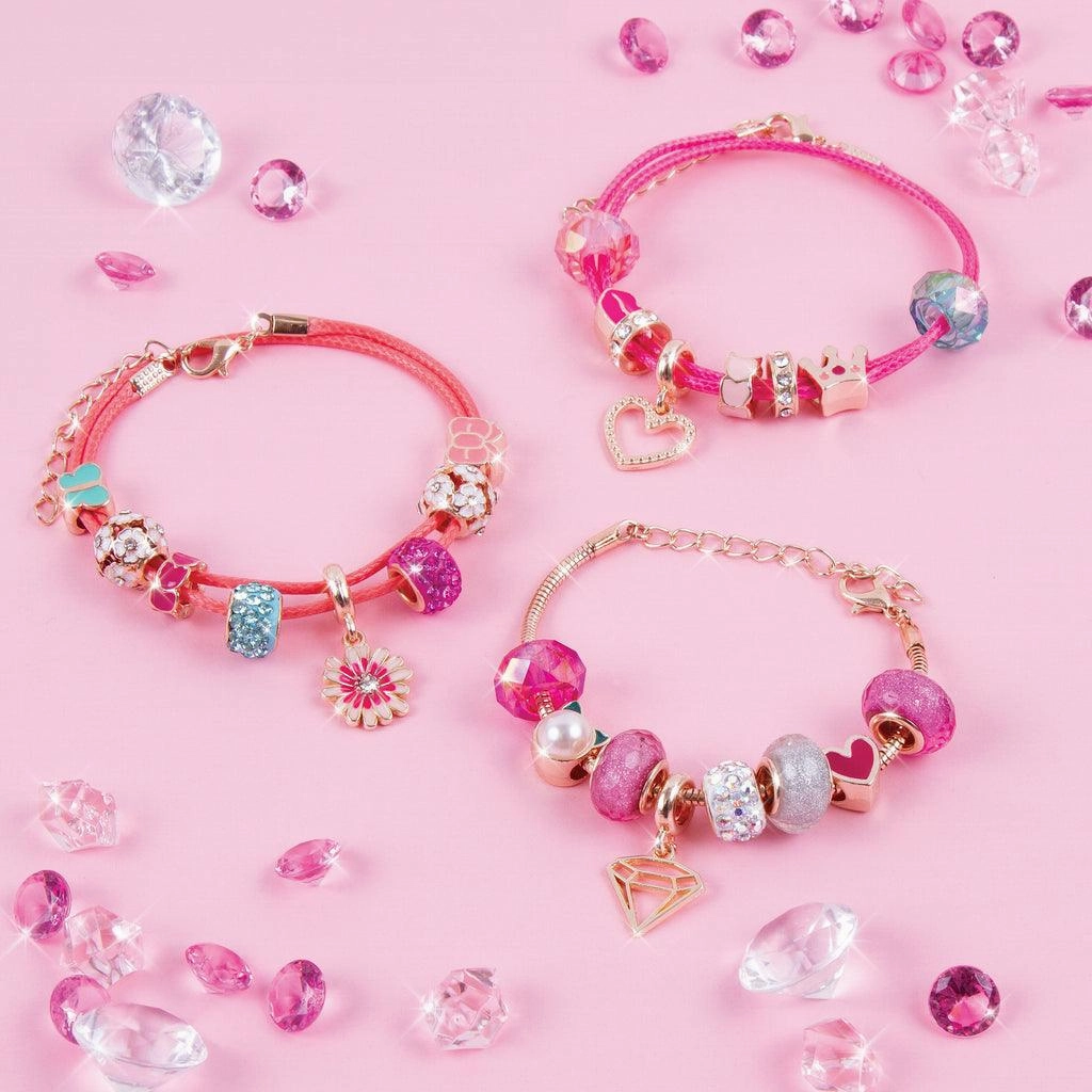 Preschool minds Make It Real Halo Charms Jewellery Bracelets Think Pink