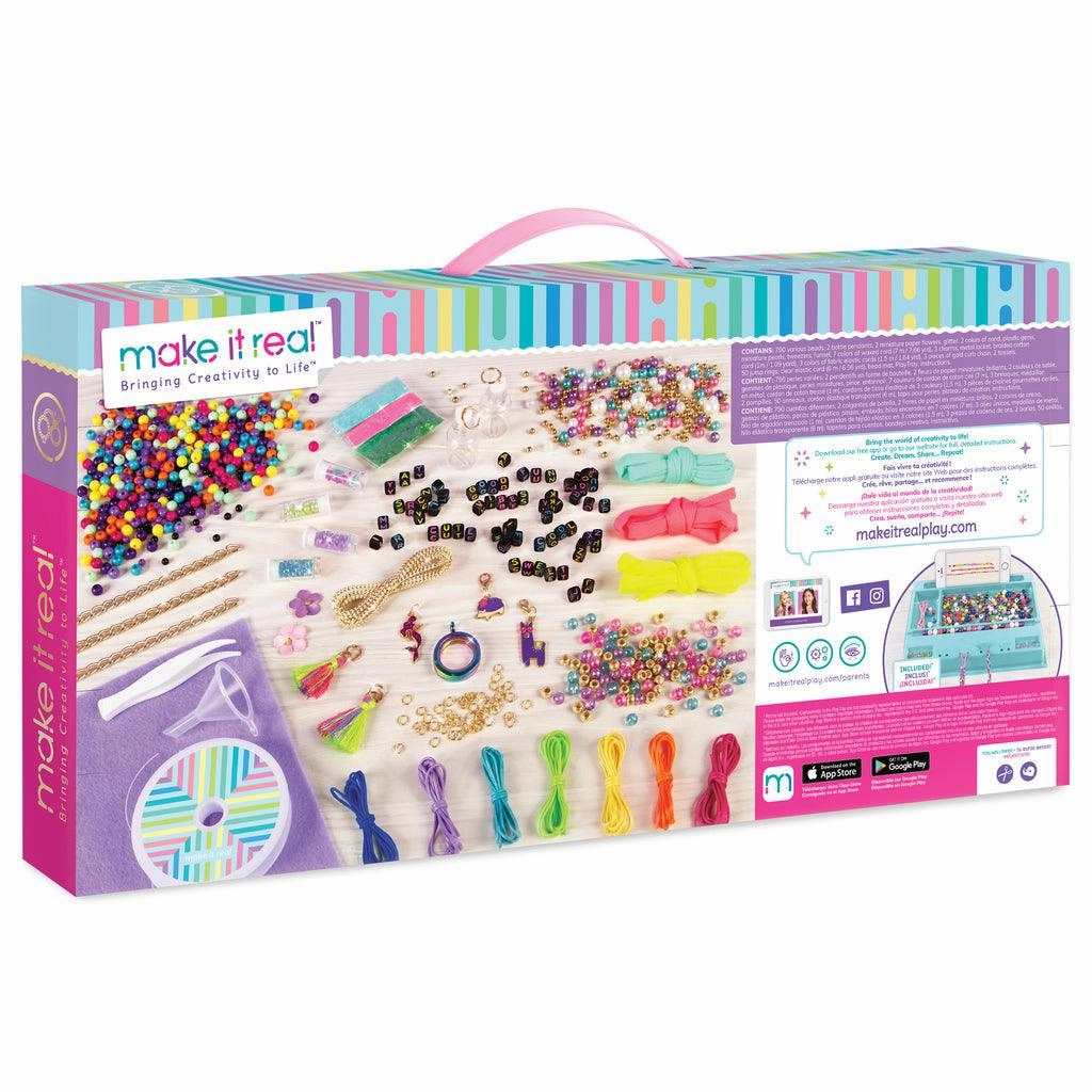 Brain boosters Make It Real Mega Jewellery Studio - Diy Bead Necklace And Bracelet Making Kit