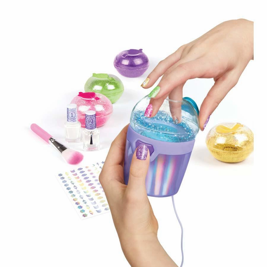 Creative time for curious minds Make It Real Party Nails Glitter Design Set
