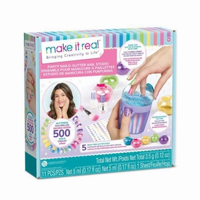 Make It Real Party Nails Glitter Design Set Playful learning Learn & grow