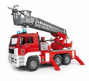 Skill-building tools Little learners Man Tga Fire Engine W/Water Pump & Light&Sound Module