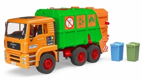 First explorers Man Tga Garbage Truck Orange 50Th Anniversary