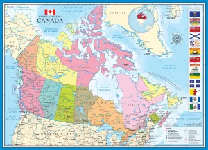 Creative minds Growth tools Map Of Canada - 1000Pc
