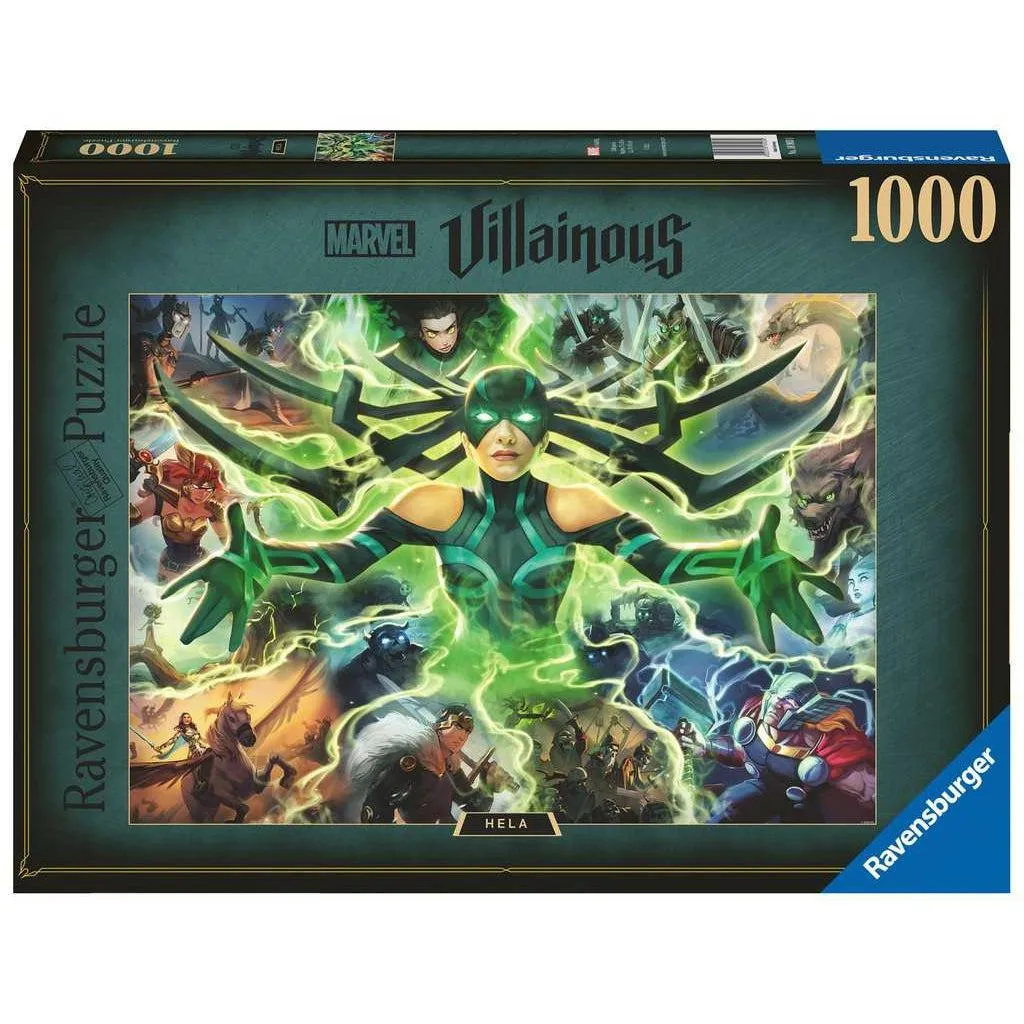 Playroom adventures begin here Learn at home Marvel Villainous: Hela 1000Pc