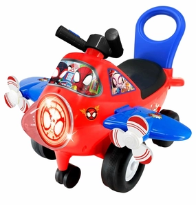 Learn at home Young imaginations Marvel Spidey First Steps Spidey Plane Ride-On