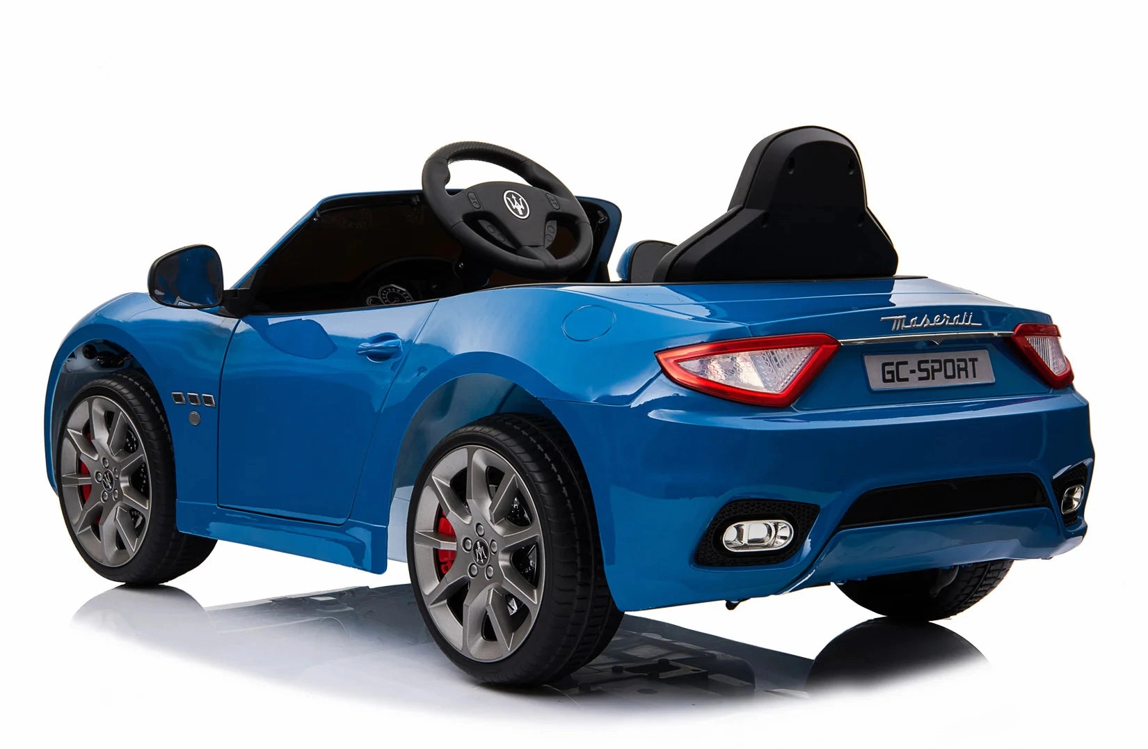 Maserati Grancabrio 12V Battery Ride-On Car With Remote Control - Blue Playroom adventures begin here