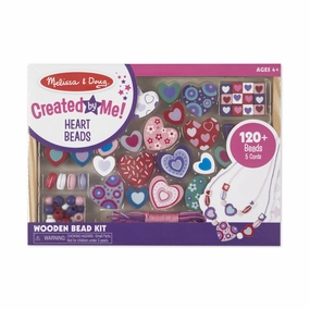 Preschool minds Melissa And Doug Created By Me! Heart Beads Wooden Bead Kit