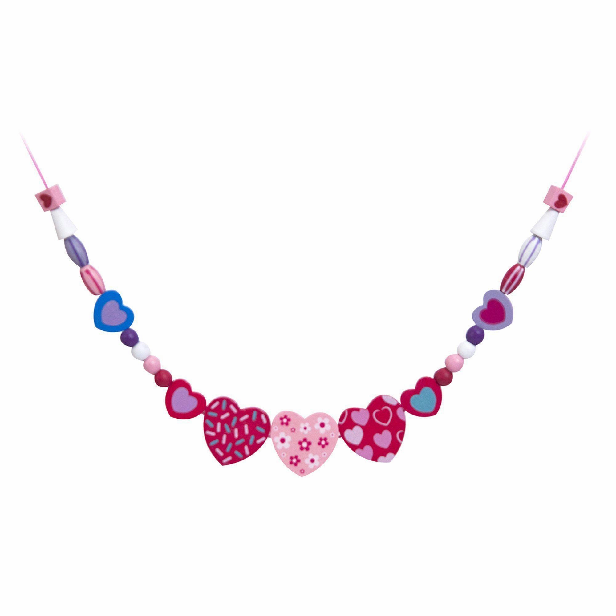 Melissa And Doug Created By Me! Heart Beads Wooden Bead Kit Engaging young minds Brain boosters