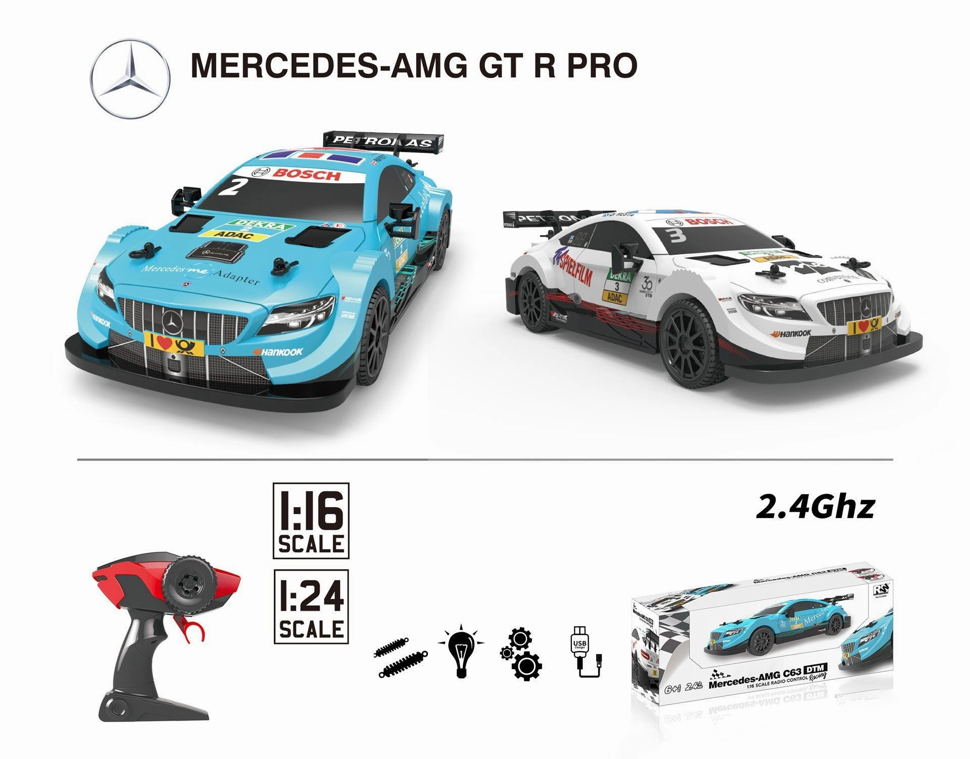 Mercedes Amg C63 Remote Control Racing Car 1:16 Scale Tools for tiny thinkers Learning through play