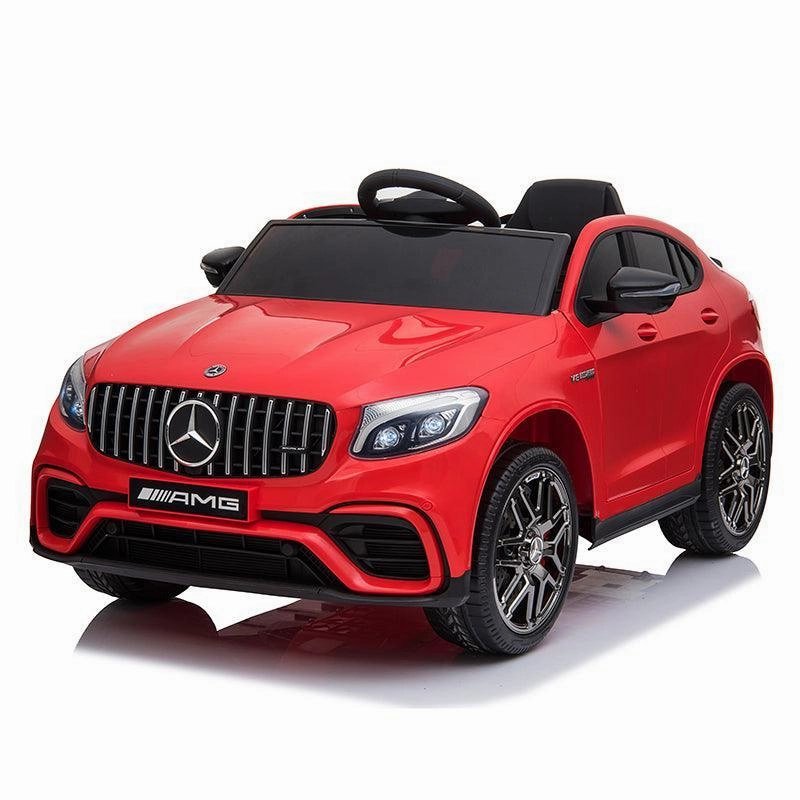 Growing minds Mercedes-Amg Glc 63 S Coupe Battery Ride-On Car With Remote Control - Red