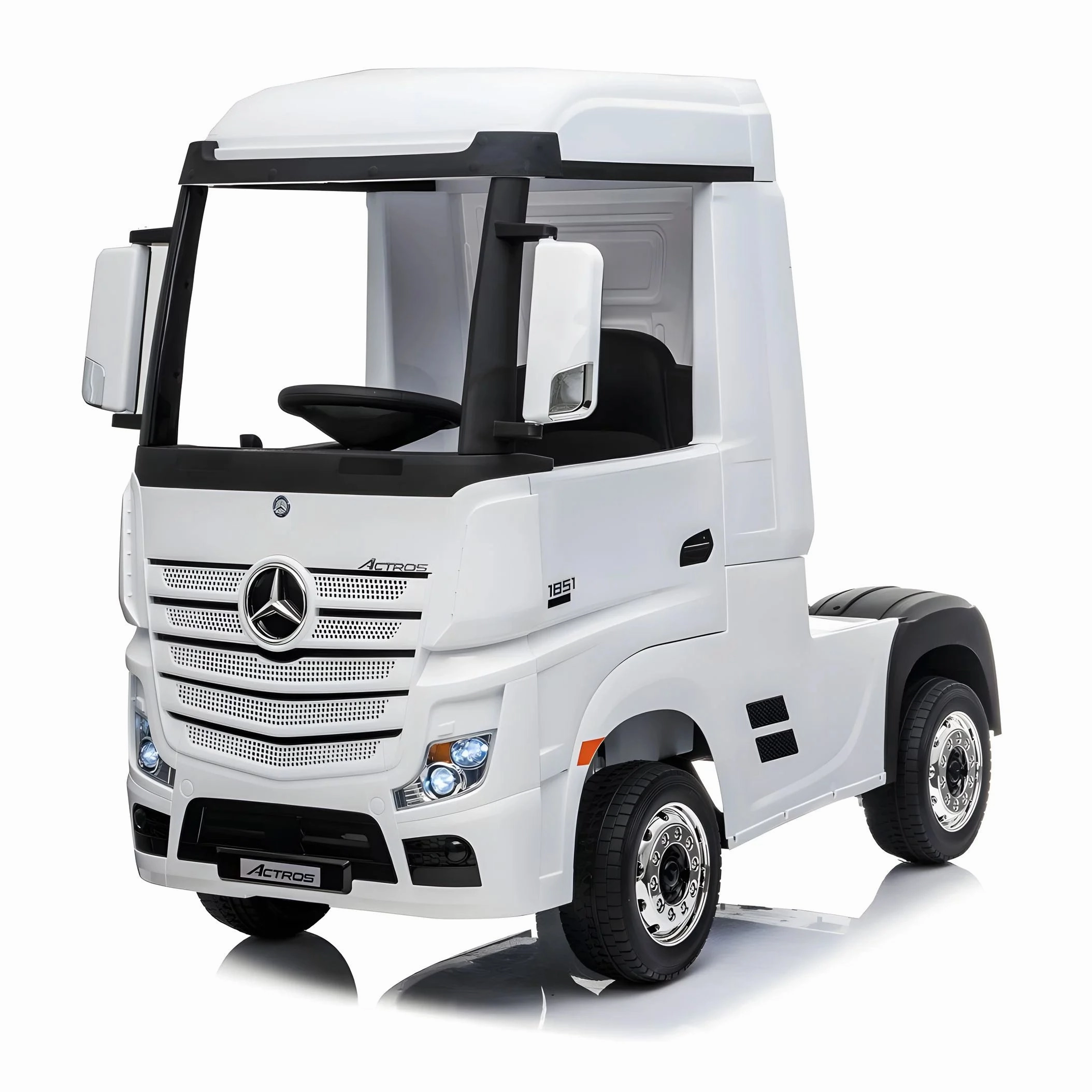 Mercedes-Benz Actros Electric 12V Battery Powered Ride-On Truck With Remote Control Sensory fun for little hands Playroom learning