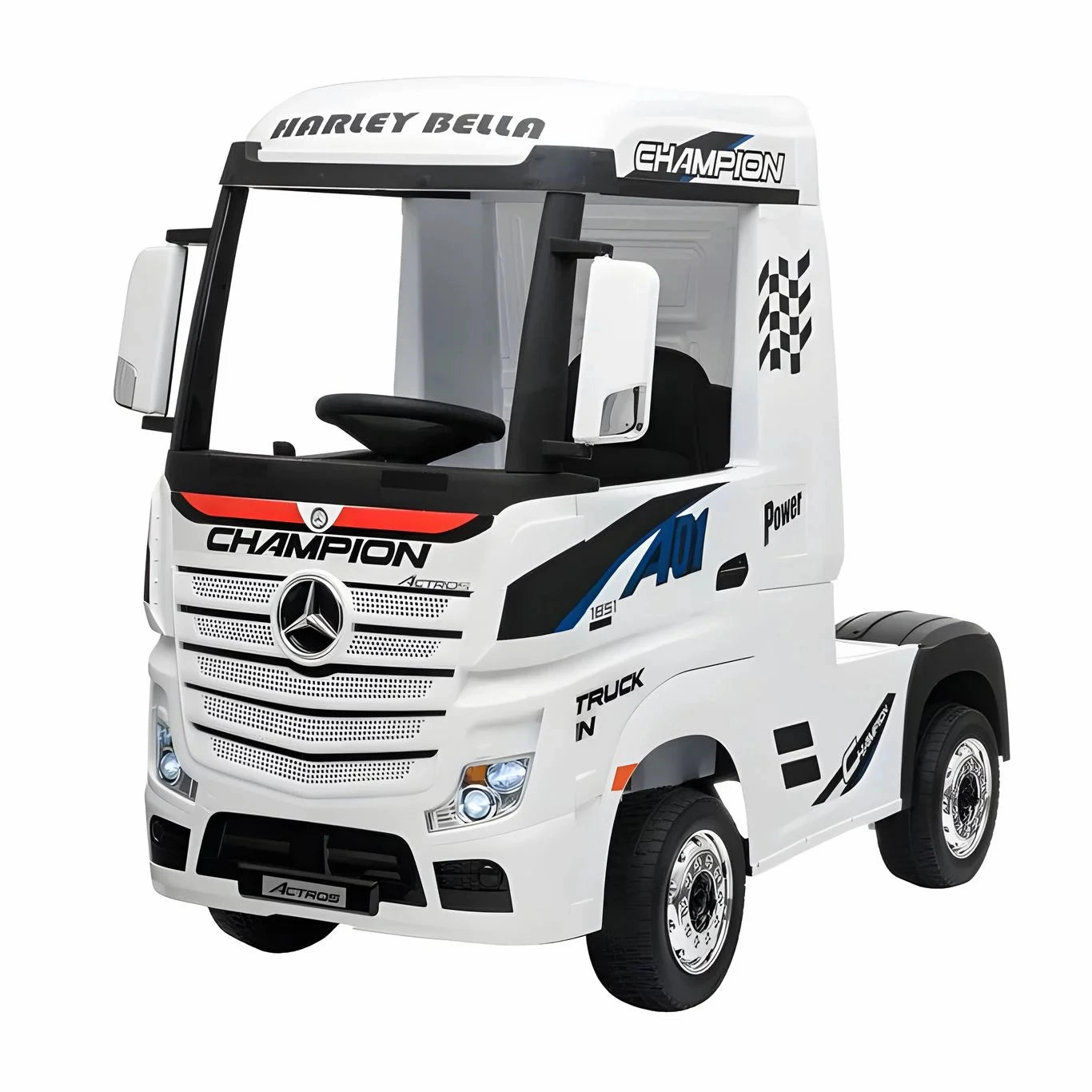 Growing minds Mercedes-Benz Actros Electric 12V Battery Powered Ride-On Truck With Remote Control