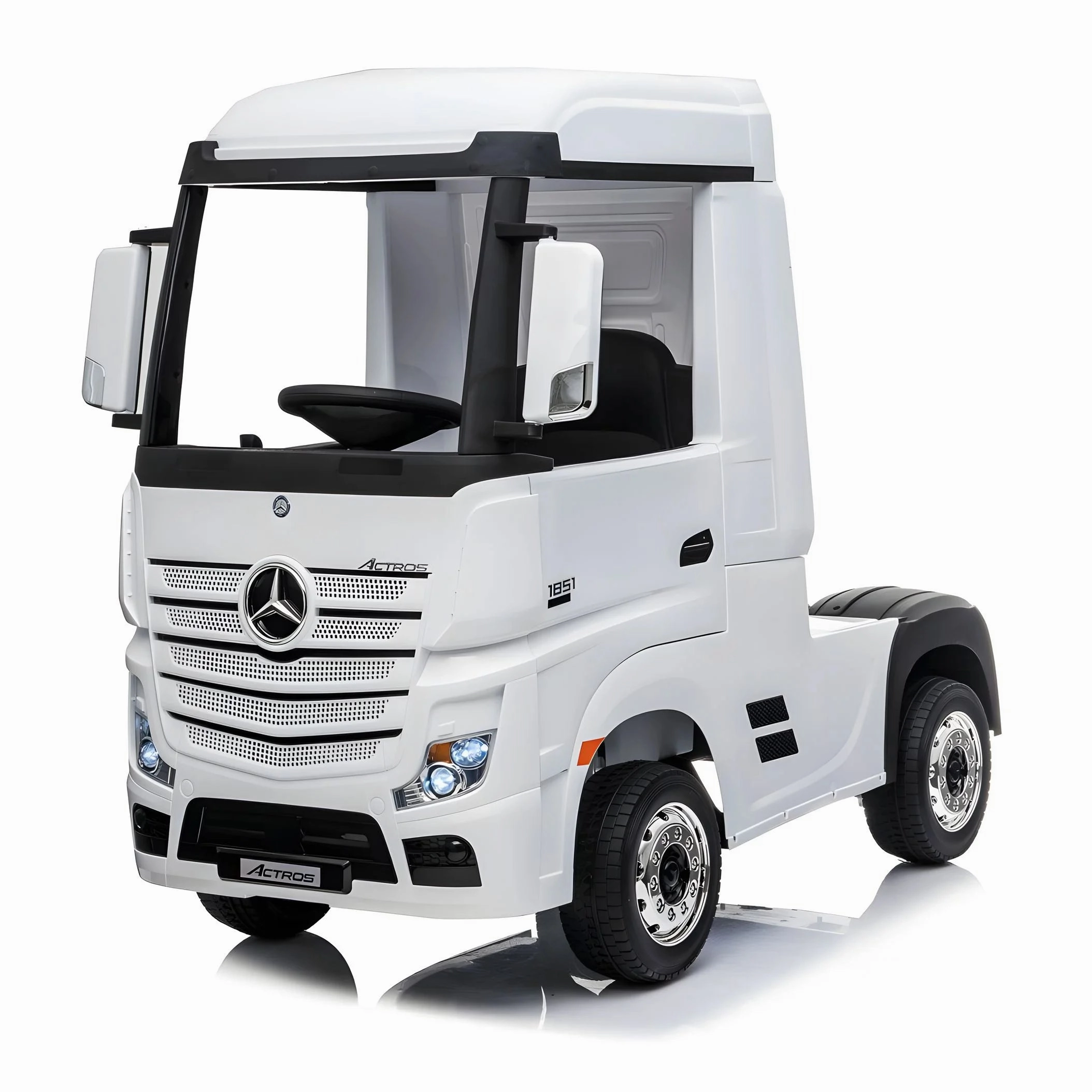 Smart little ones Thoughtful learning Mercedes-Benz Actros Electric 12V Battery Powered Ride-On Truck With Remote Control