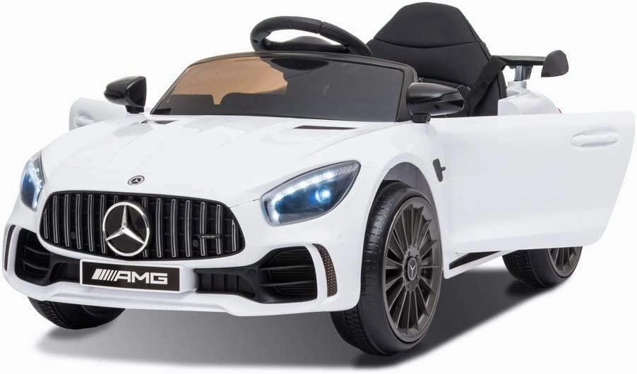 Mercedes-Benz Amg Gtr 6V Battery Ride-On Car - White Creative minds Designed for development