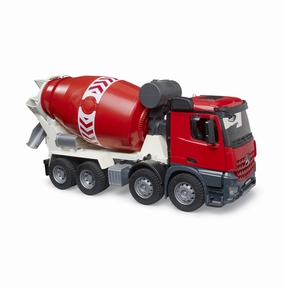Mercedes-Benz Arocs Cement Mixer Truck - Red Creative kids