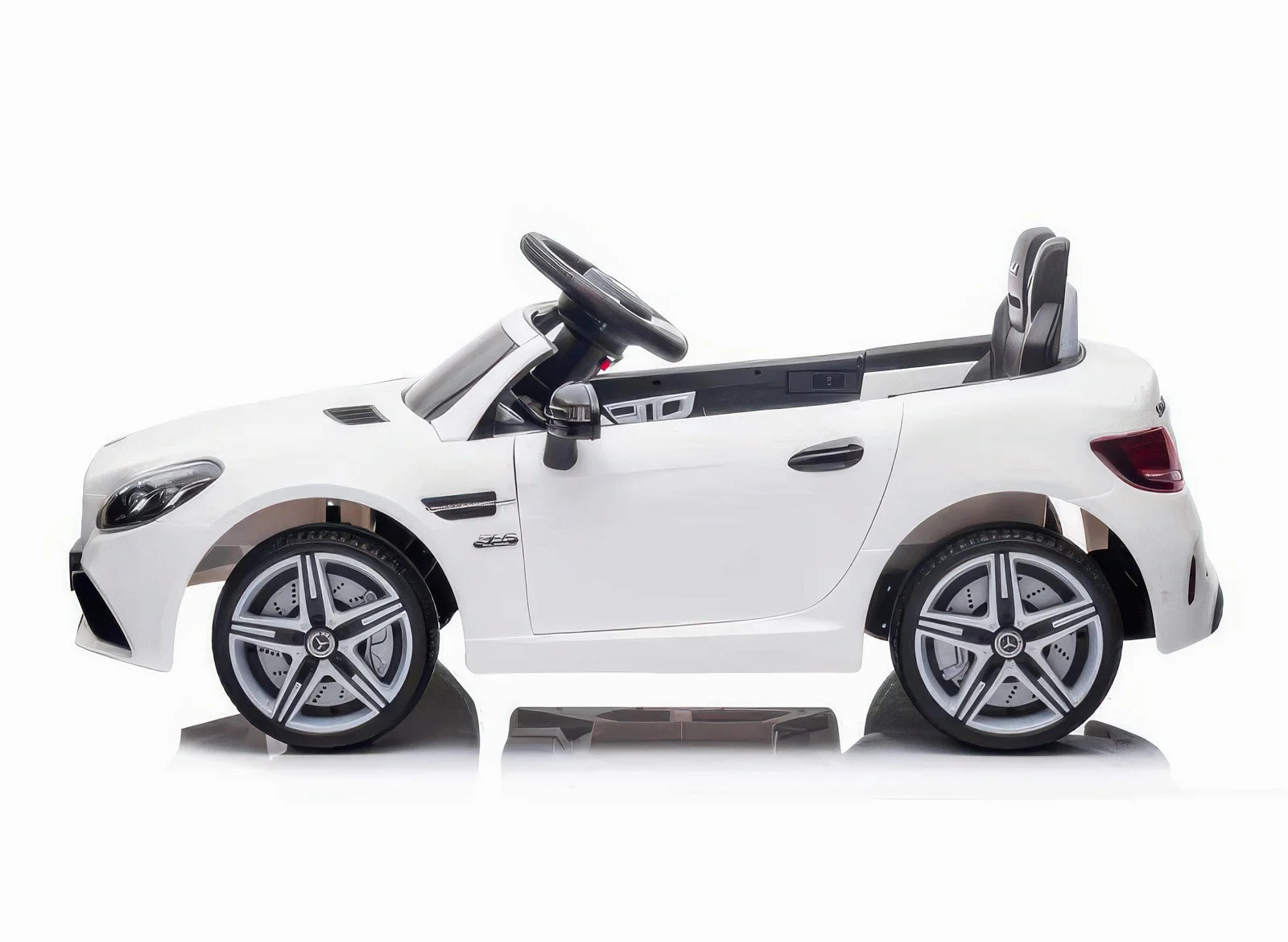 Tiny thinkers Creative time for curious minds Mercedes Slc 300 12V Battery Ride-On - White