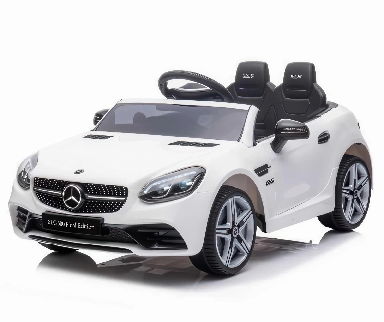 Playful learning Mercedes Slc 300 12V Battery Ride-On - White