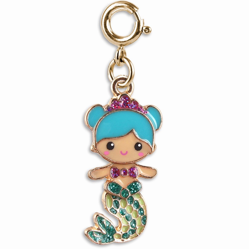 Mermaid Swivel Gold Charm Learn & grow