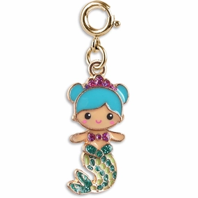 Mermaid Swivel Gold Charm Learn & grow