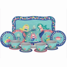 Quiet play for growing minds Mermaid Tin Tea Set
